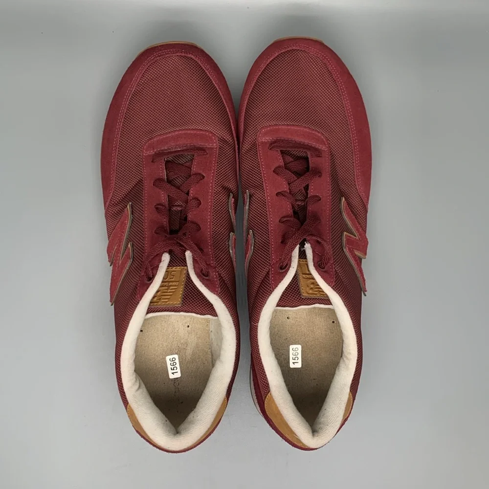 New‎ Balance 501 Maroon Running Shoes Men's Sz 17